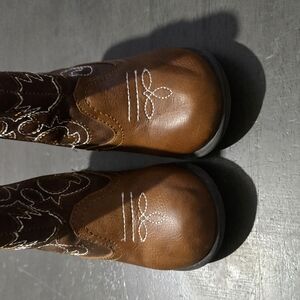 Kids Brown Cowboy Boots